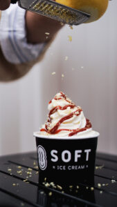 A sobremesa estará disponível por tempo limitado na unidade SOFT Ice Cream de Ponta Grossa, entre os dias 30 de novembro e 10 de dezembro