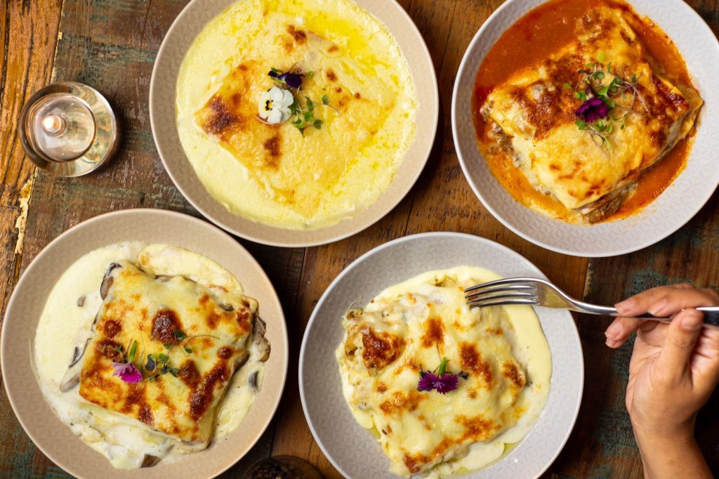 Festival da Lasanha e sobremesa panacota em formato de Capivara