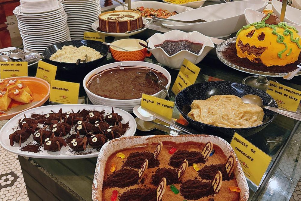 Halloween inspira buffet por quilo no Sale Pepe