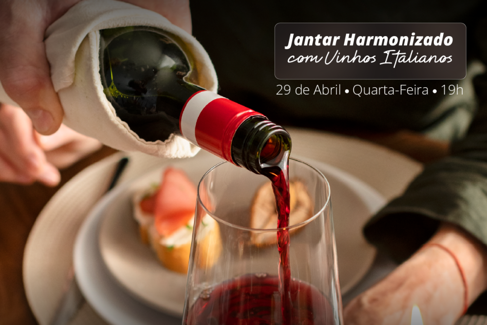 O AVA Fresh Food, restaurante e café conhecido por sua proposta de alimentação saudável e inclusiva, realiza no dia 29 de abril, às 19h, um jantar harmonizado com vinhos italianos. A experiência foi pensada para unir gastronomia