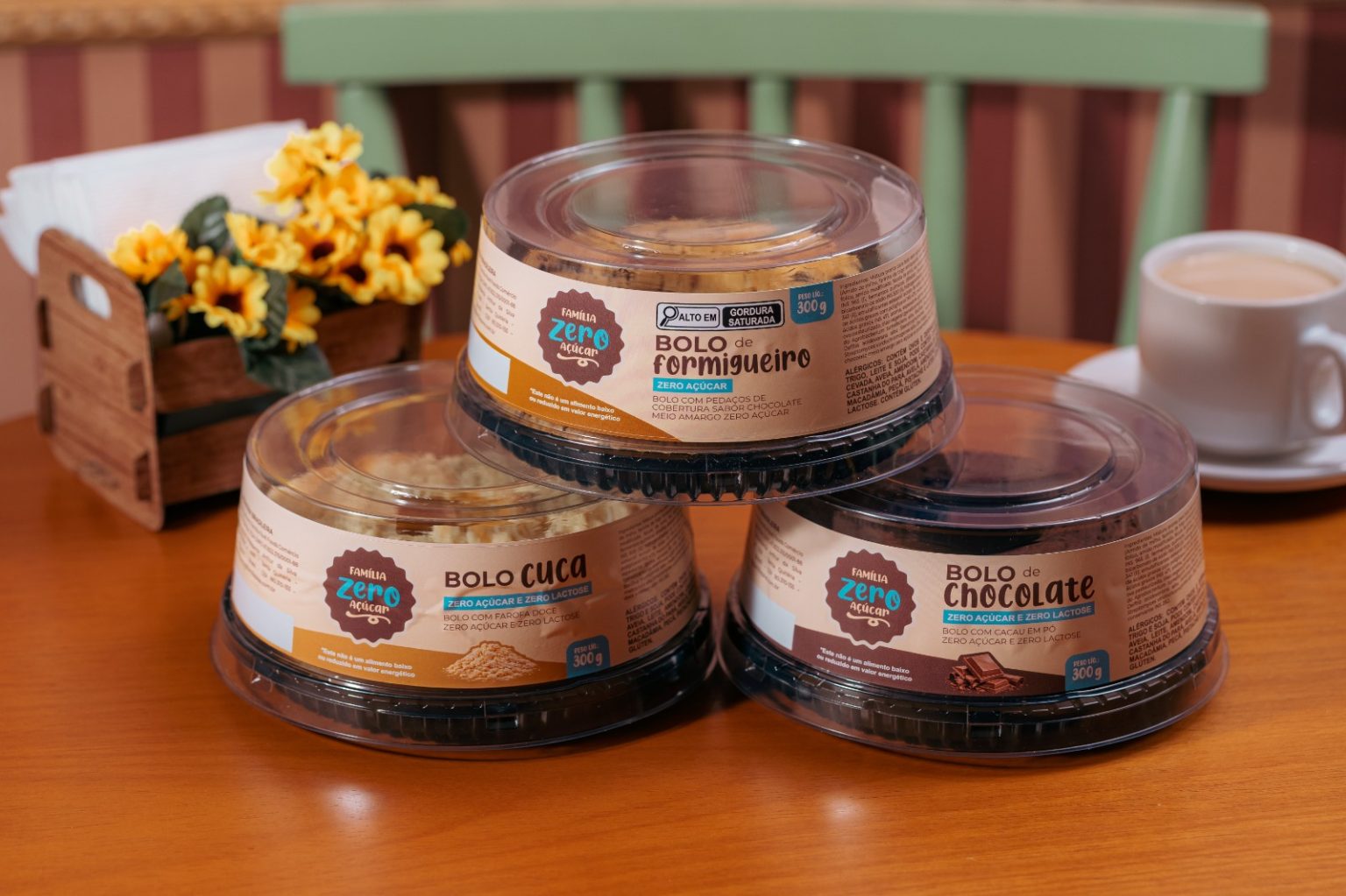 Família Pavê lança bolos caseiros Zero Açúcar e Zero Lactose Marca paranaense reforça seu compromisso com a alimentação equilibrada ao ampliar a linha Família Zero Açúcar com novos produtos que unem saúde e muito sabor.
