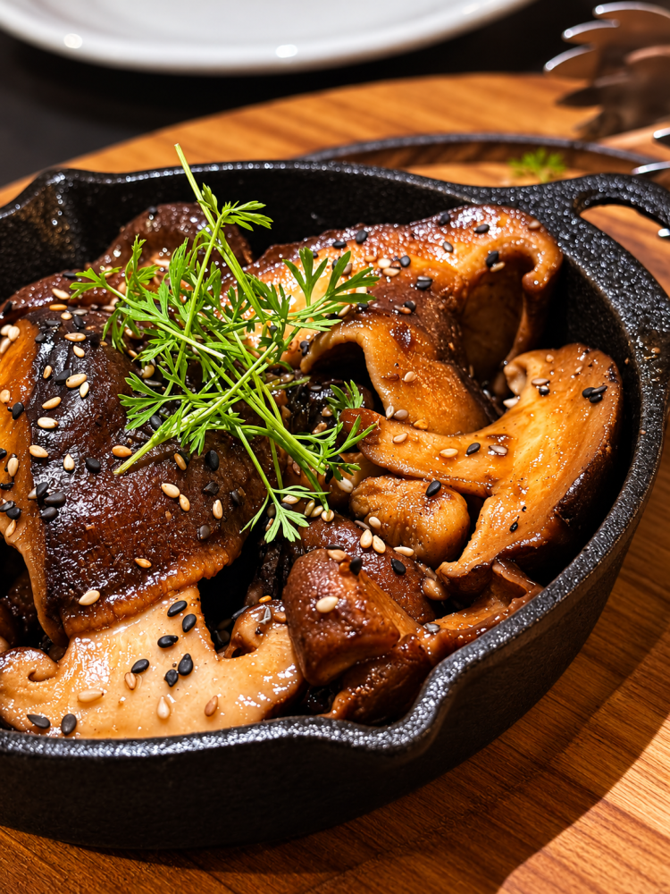 De batata frita artesanal a shiitake oriental: braseiro em Curitiba inova nos acompanhamentos da parrilla Cardápio do Cantuca Brasero & Bar